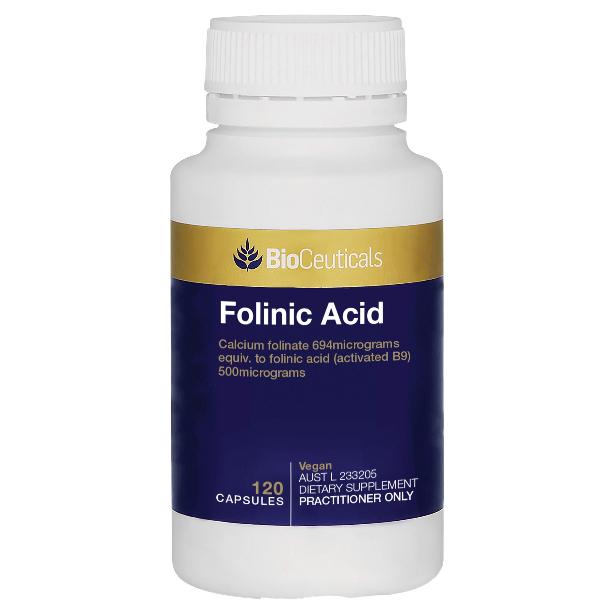 BioCeuticals Folinic Acid Capsules 120s