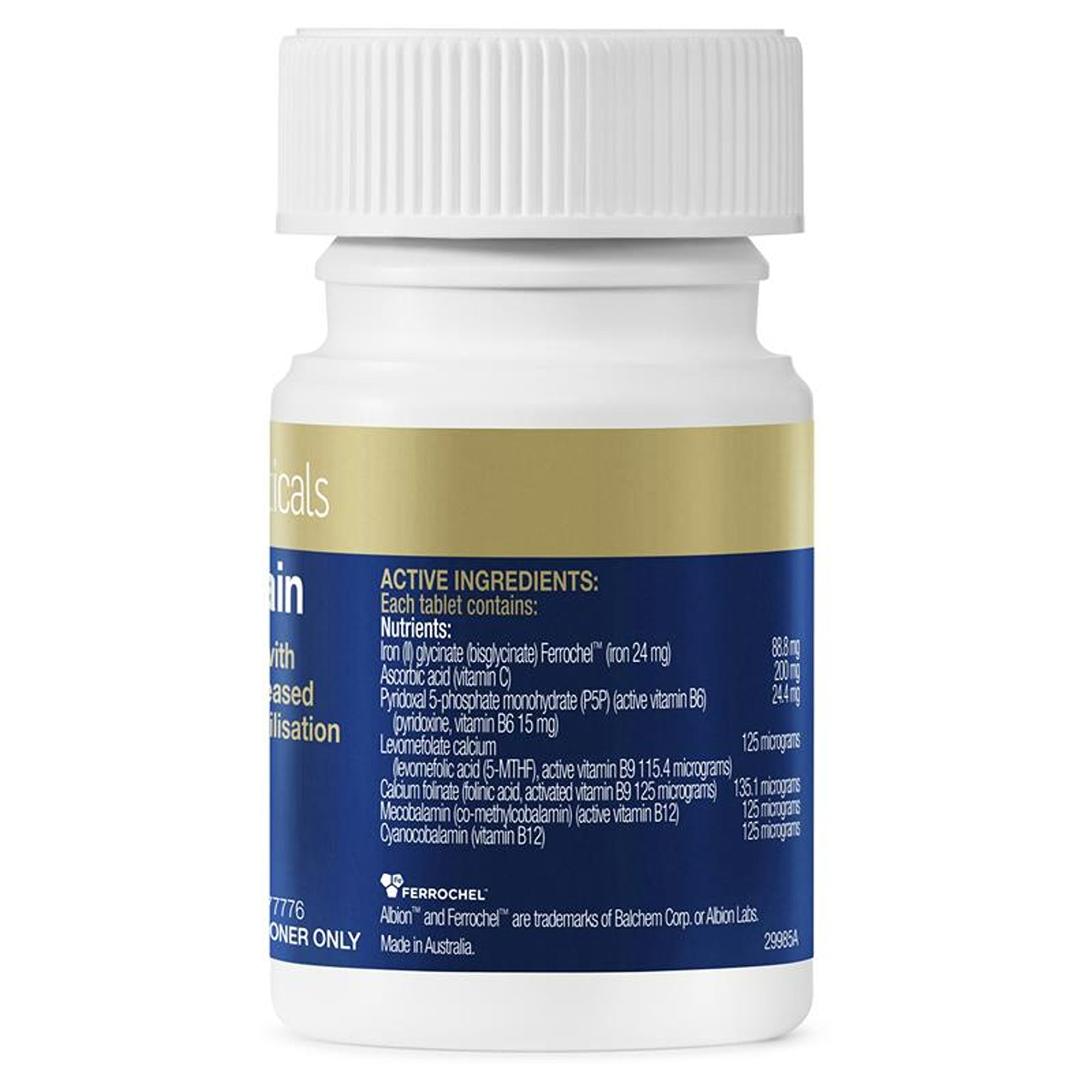 BioCeuticals Iron Sustain Tablets 30s