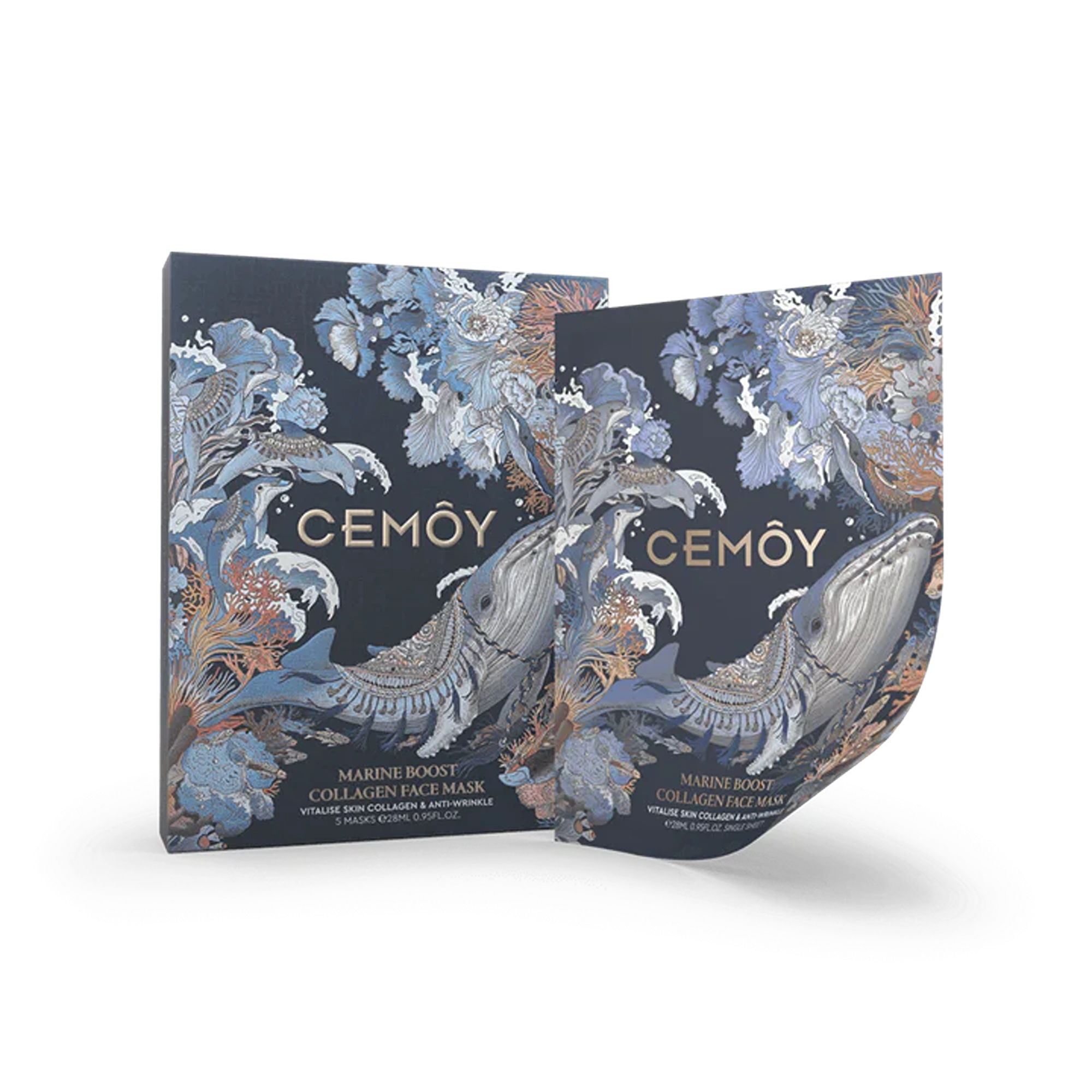 CEMOY Marine Boost Collagen Face Mask 5 Pack