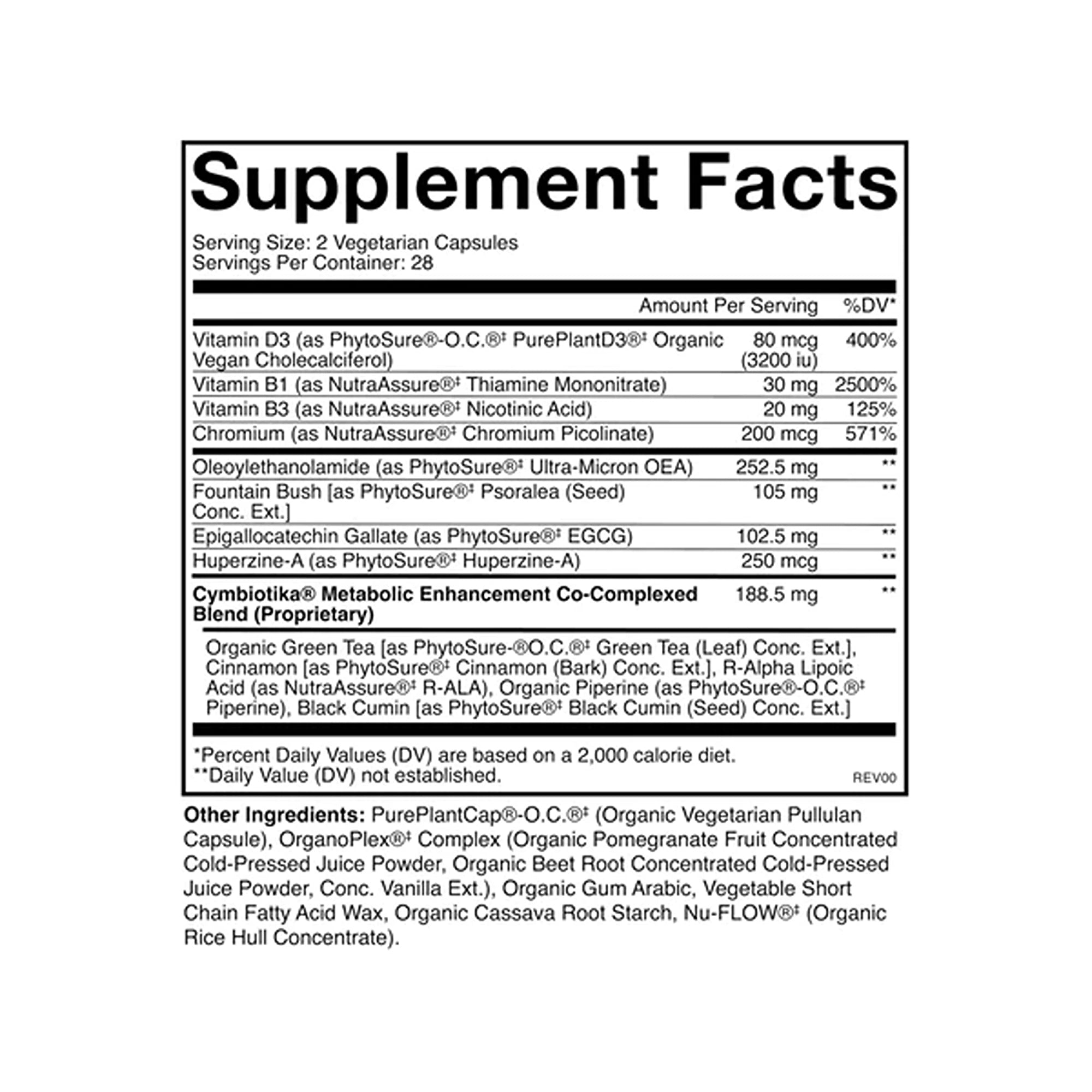 Cymbiotika Metabolic Health Capsule 56s