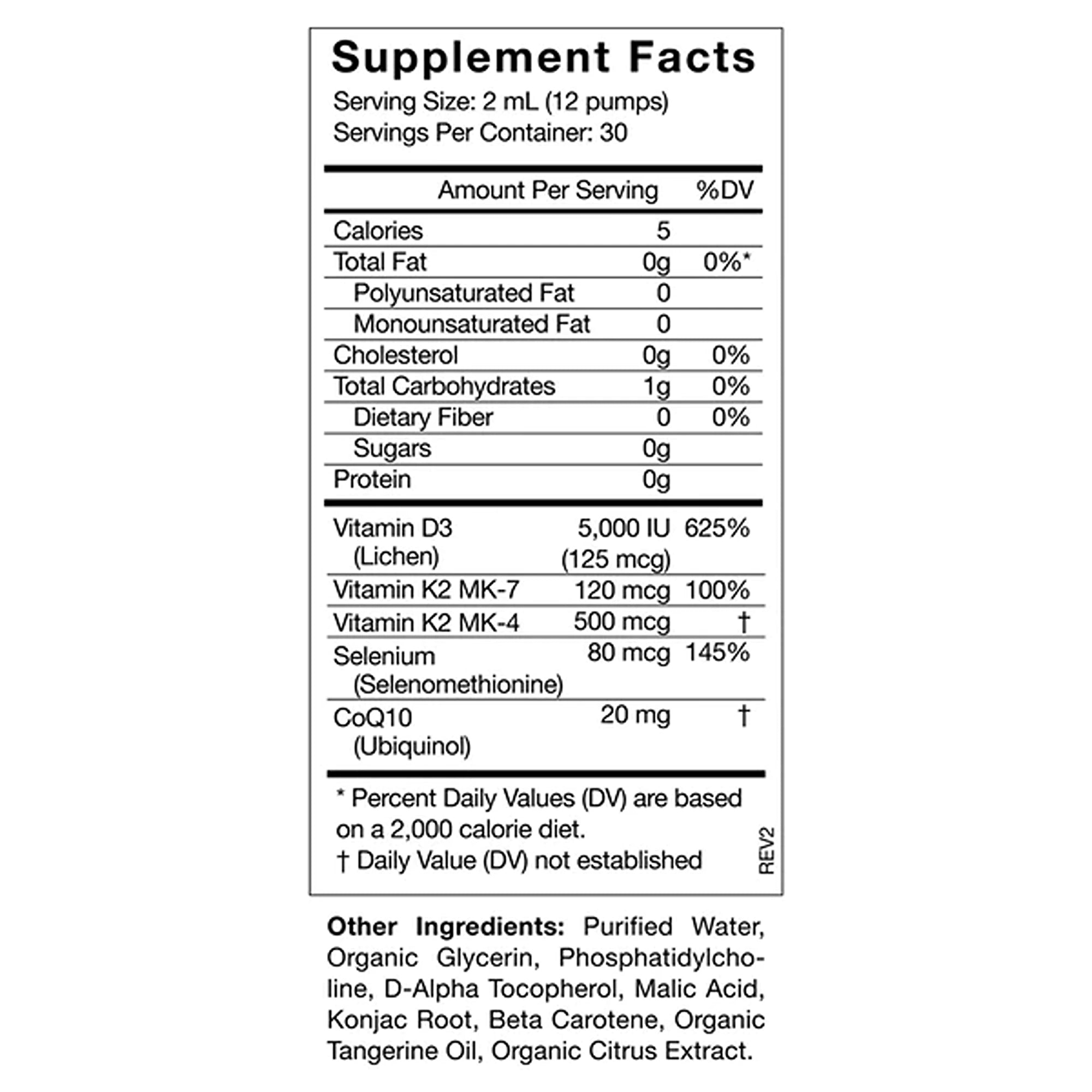 Cymbiotika Vitamin D3 + K2 + CoQ10 60mL