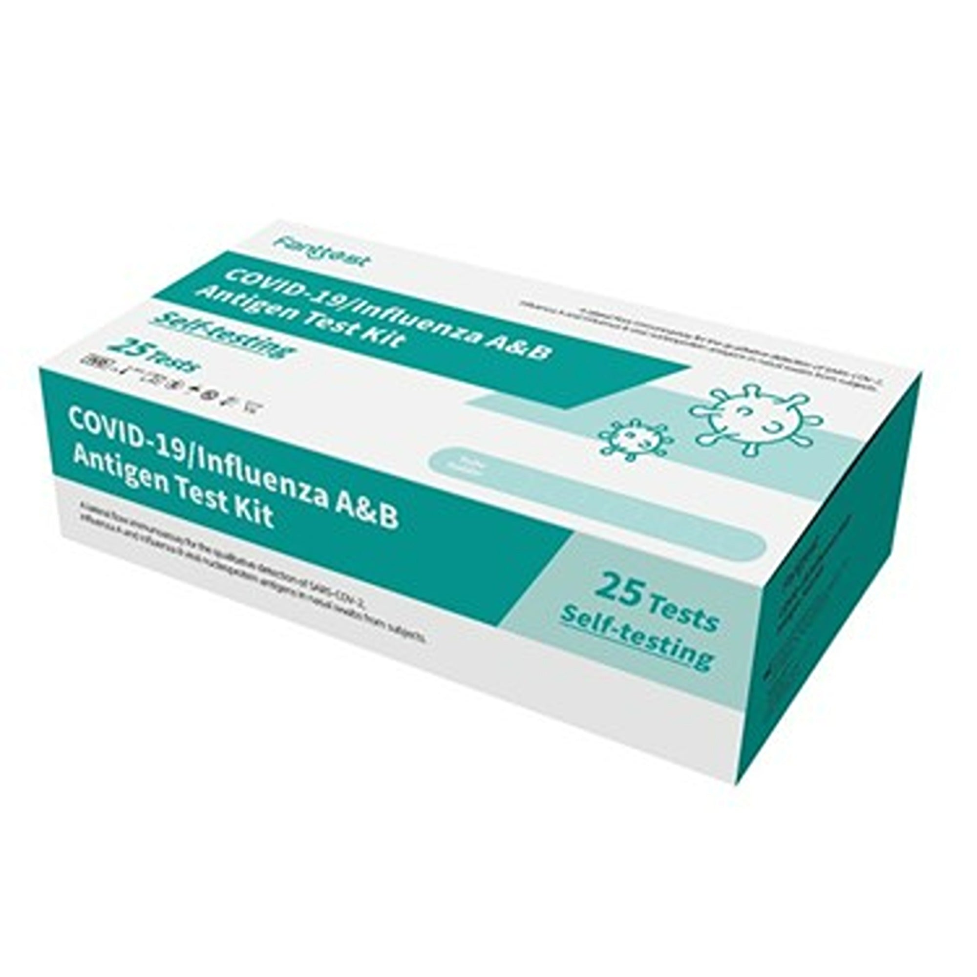 Fanttest COVID-19/Influenza A&B Antigen Test Kit - 25 tests