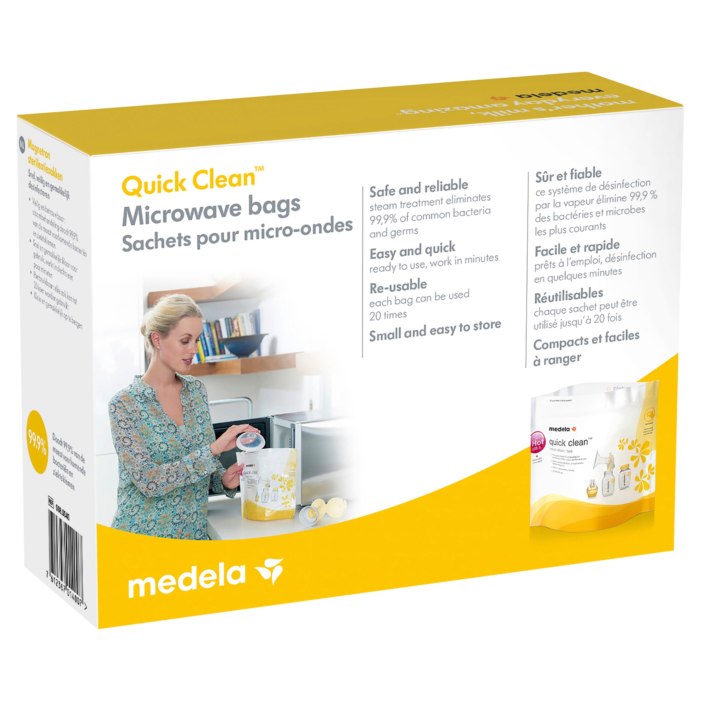 Medela Quick Clean Microwave Bags 5Pk