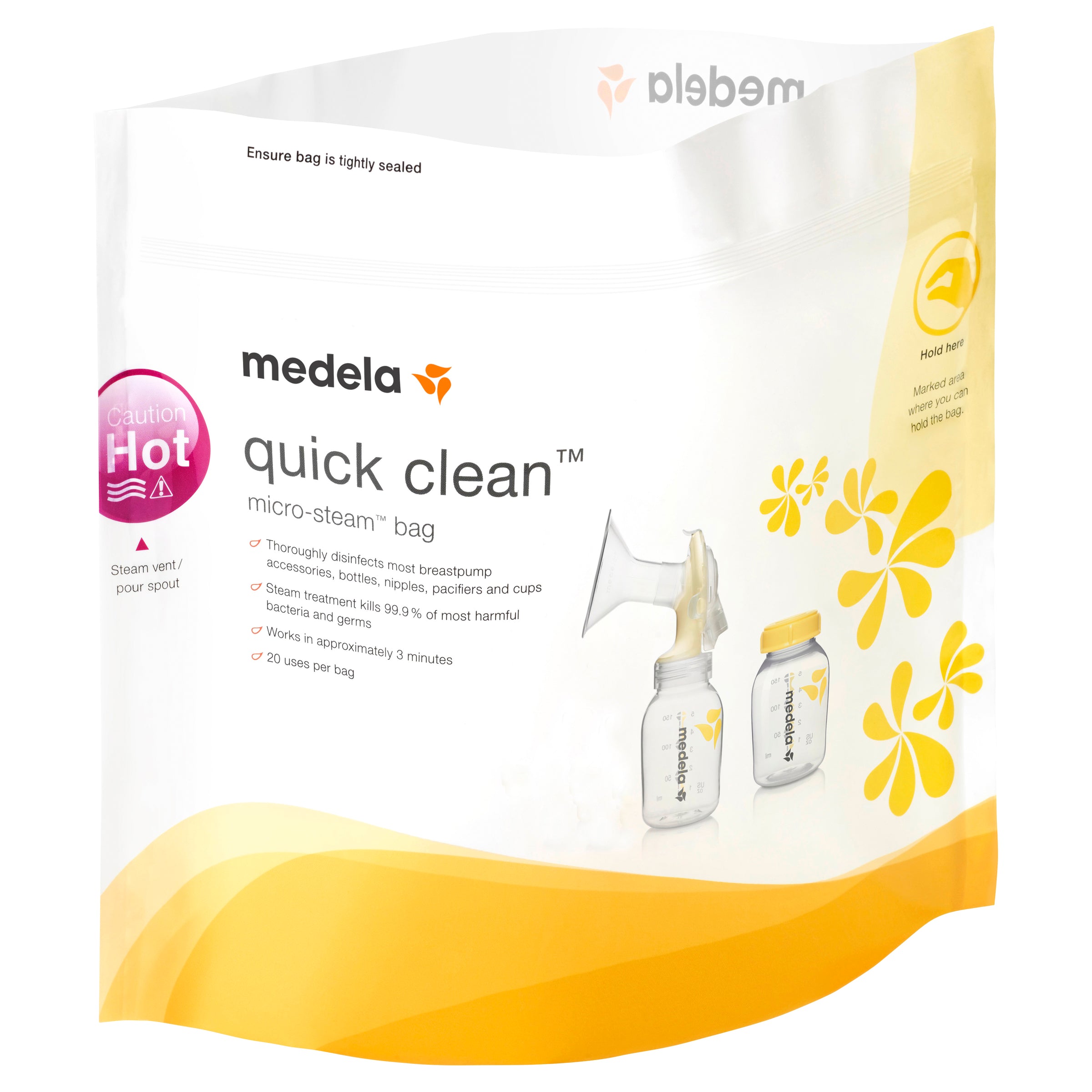 Medela Quick Clean Microwave Bags 5Pk