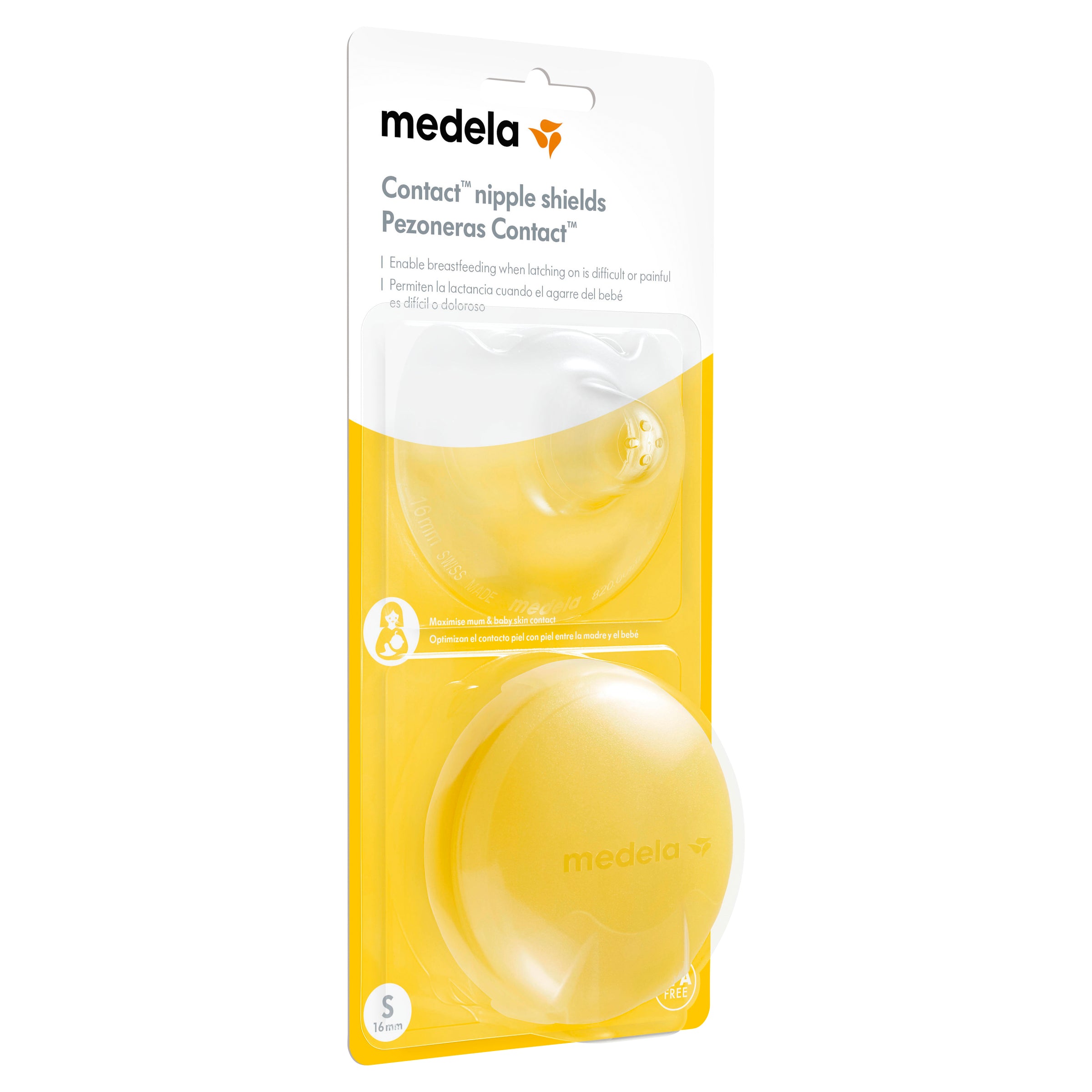 Medela Contact Nipple Shields Small 16mm