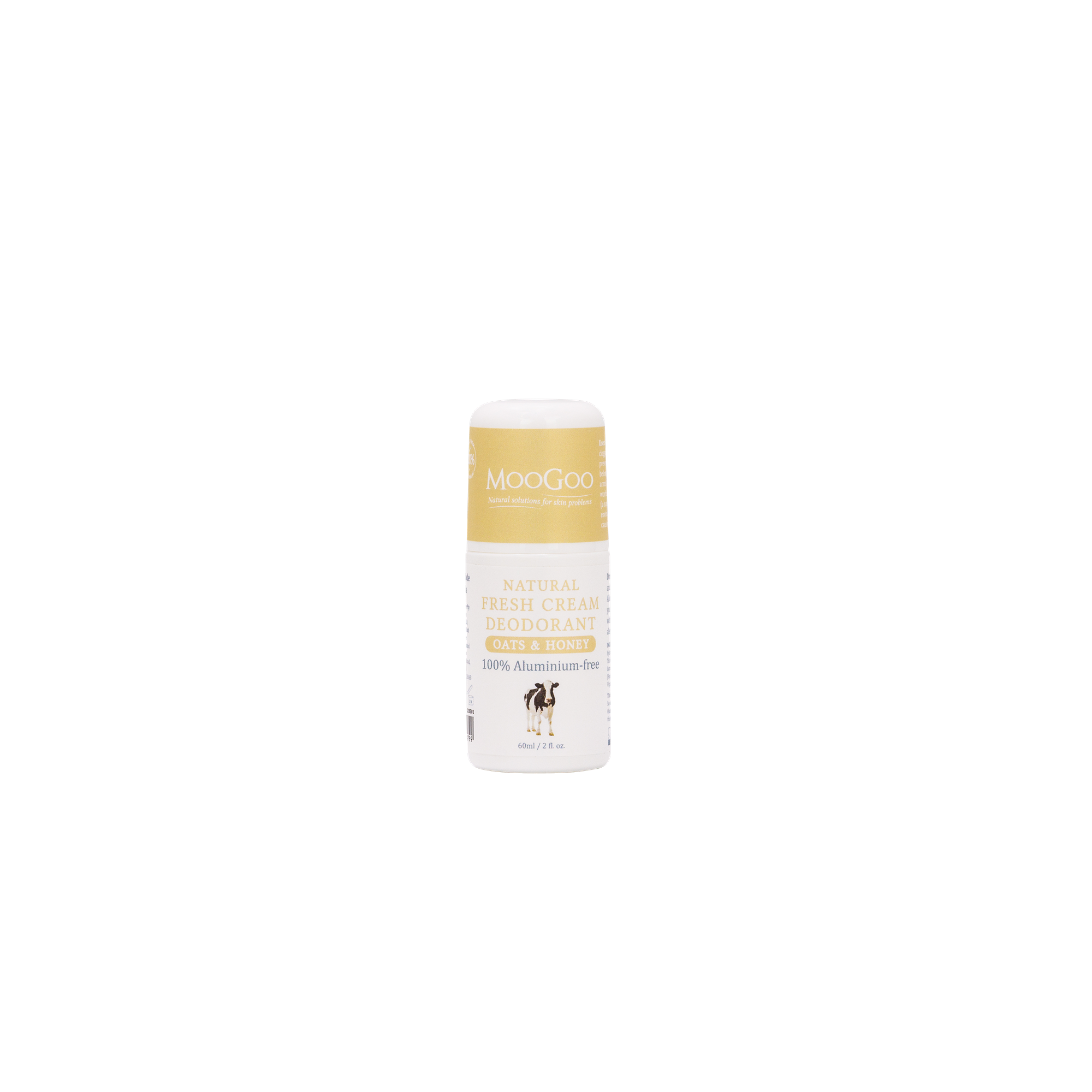 Moogoo Fresh Cream Deodorant - Oats & Honey 60mL