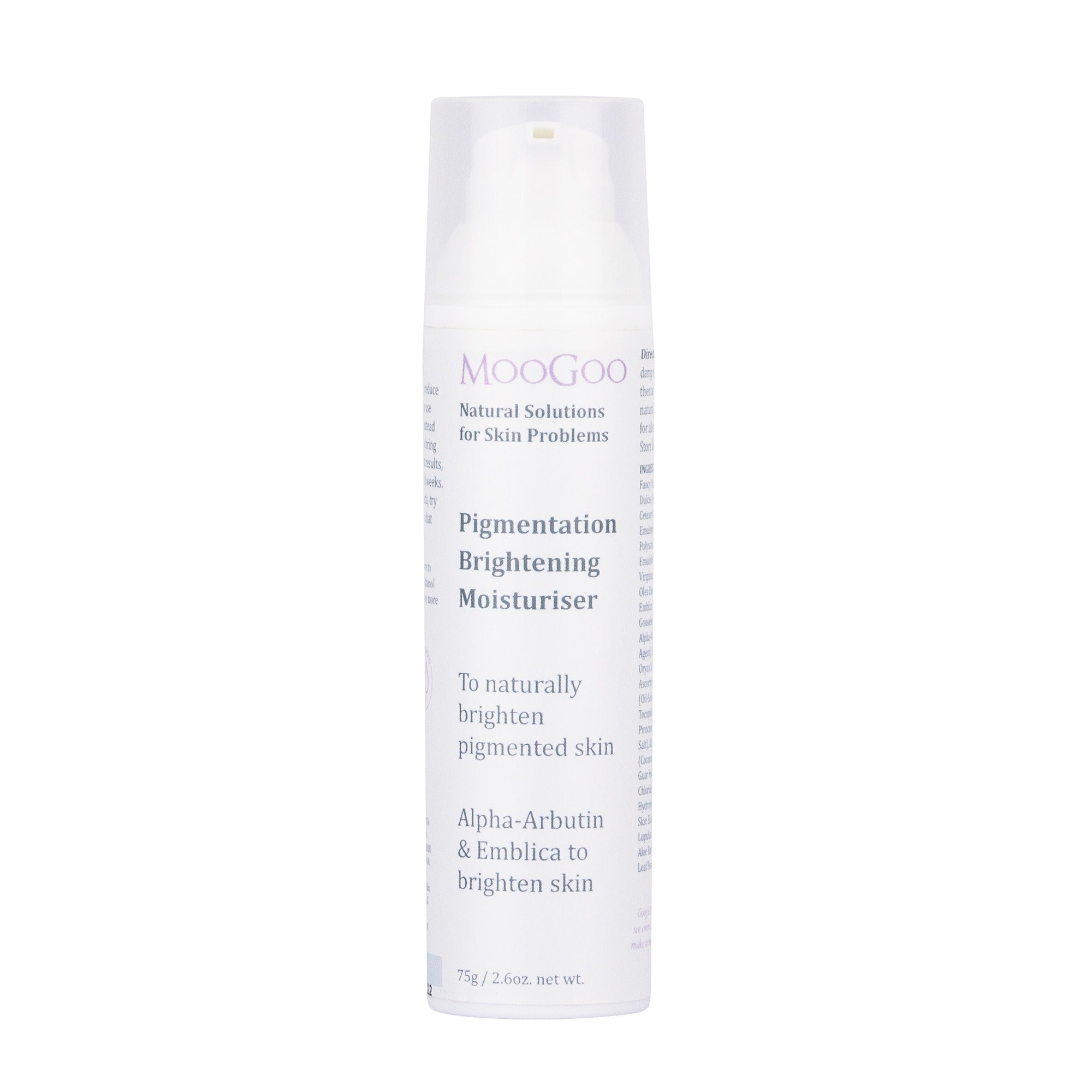 Moogoo Pigmentation Cleansing Moisturiser 75g