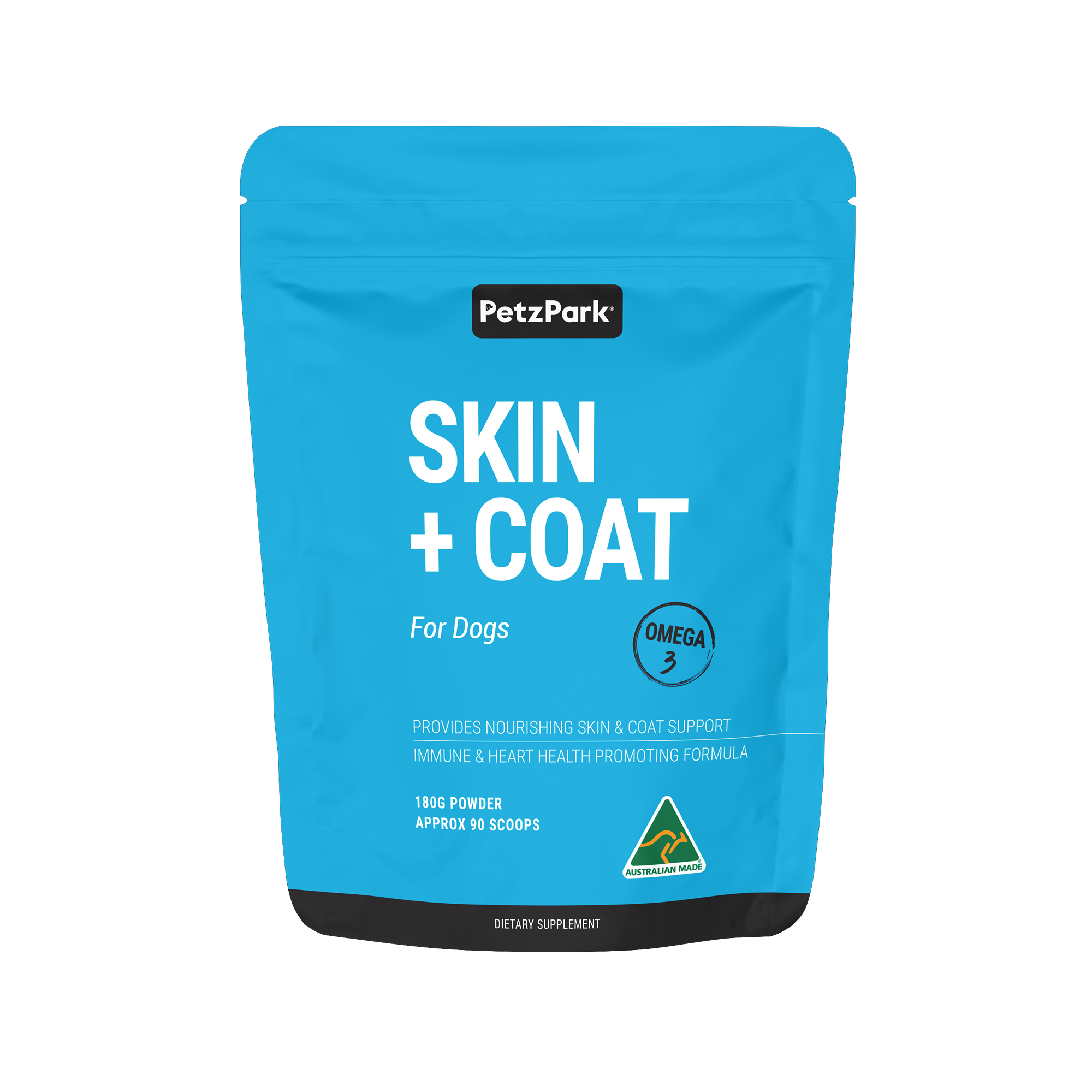 Petz Park Skin and Coat for Dogs 90 Scoops