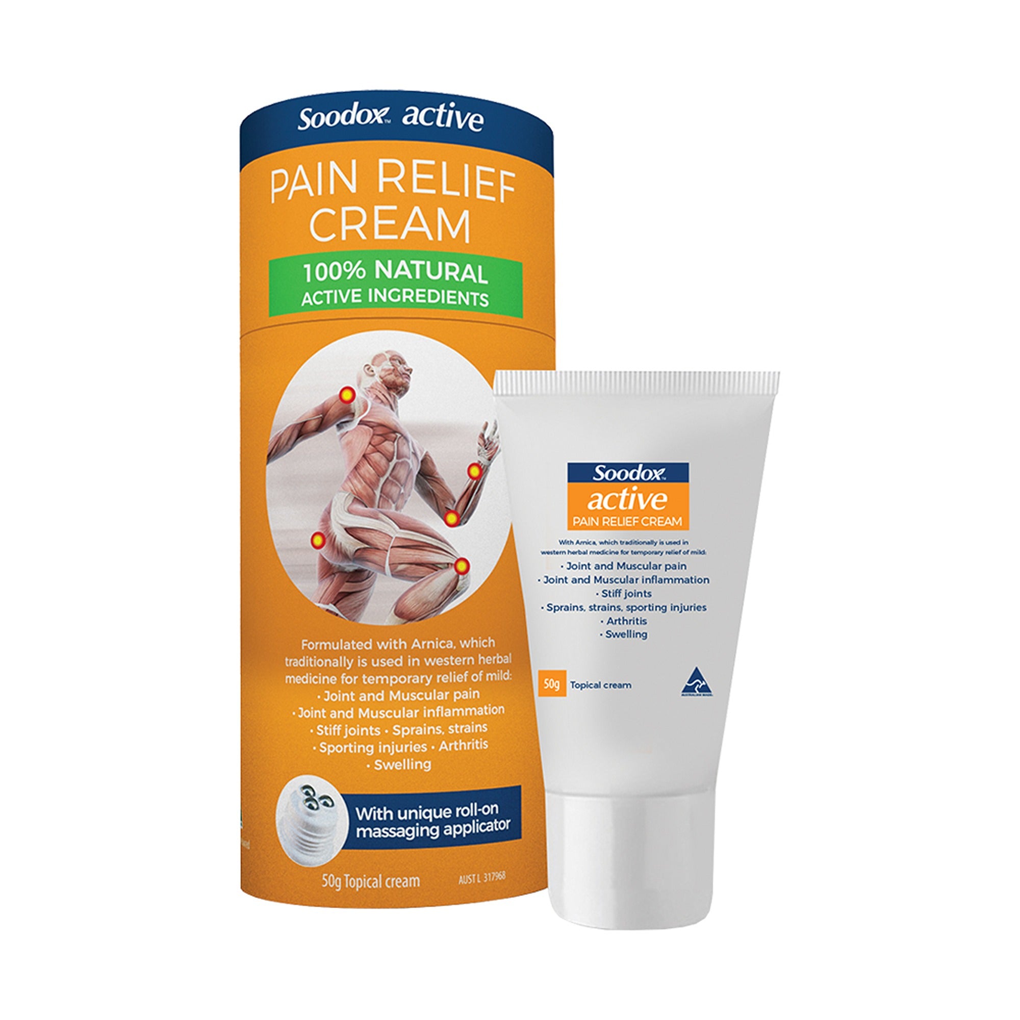 Soodox™ Active Pain Relief Cream 50g