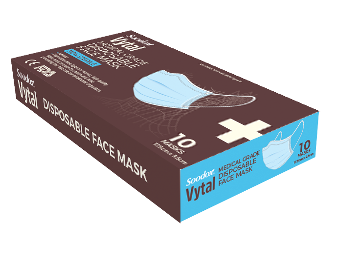 Soodox™ Vytal Surgical Face Mask 10
