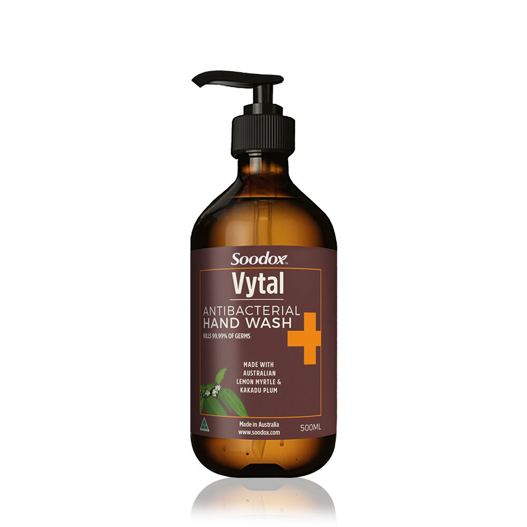 Soodox™ Vytal Antibacterial Hand Wash Lemon Myrtle 500mL