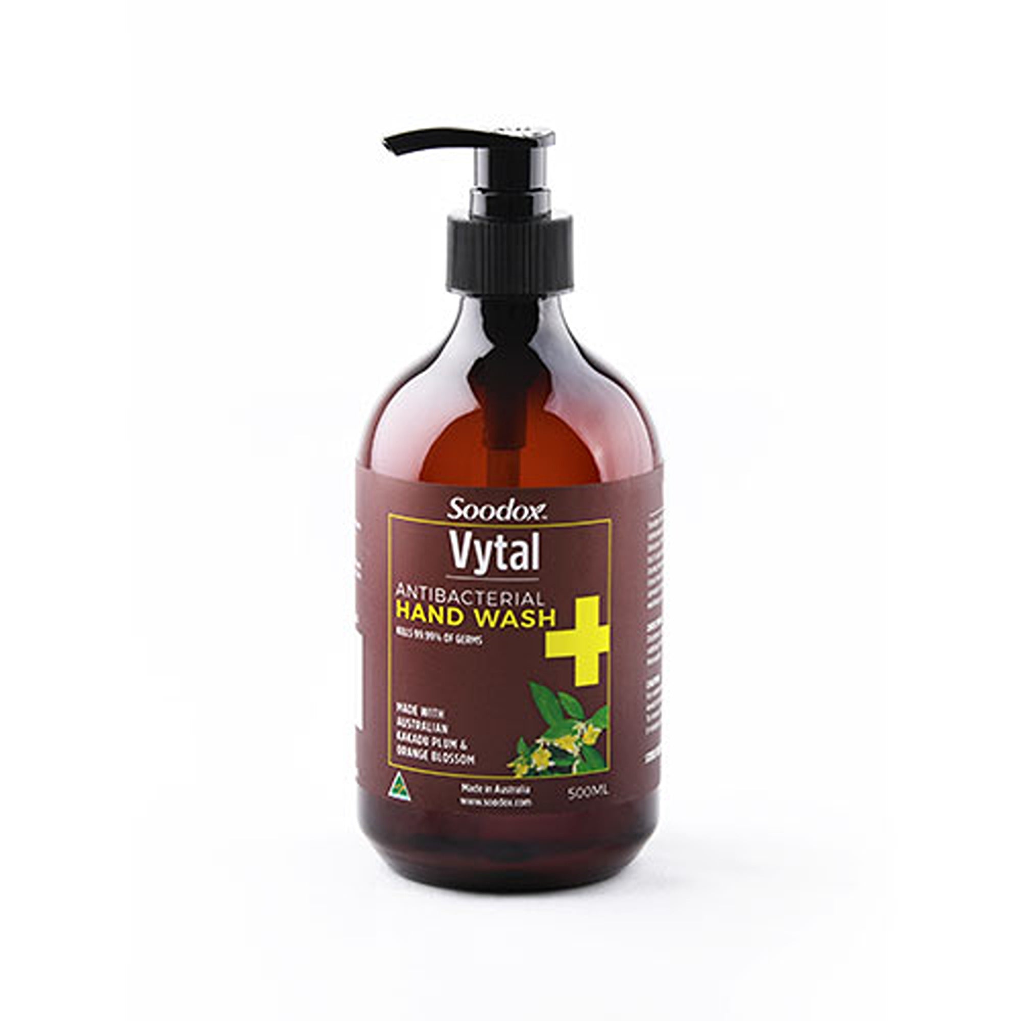 Soodox™ Vytal Antibacterial Hand Wash Orange Blossom 500mL