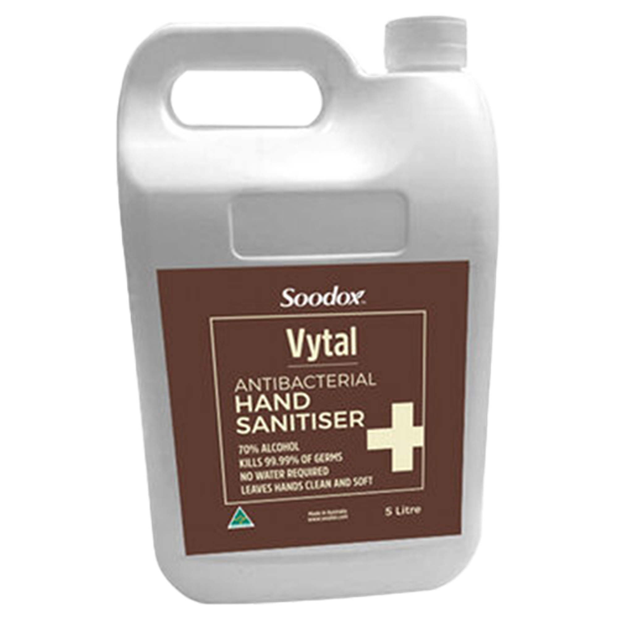 Soodox™ Vytal Antibacterial Hand Sanitiser 5L (70% Alcohol)