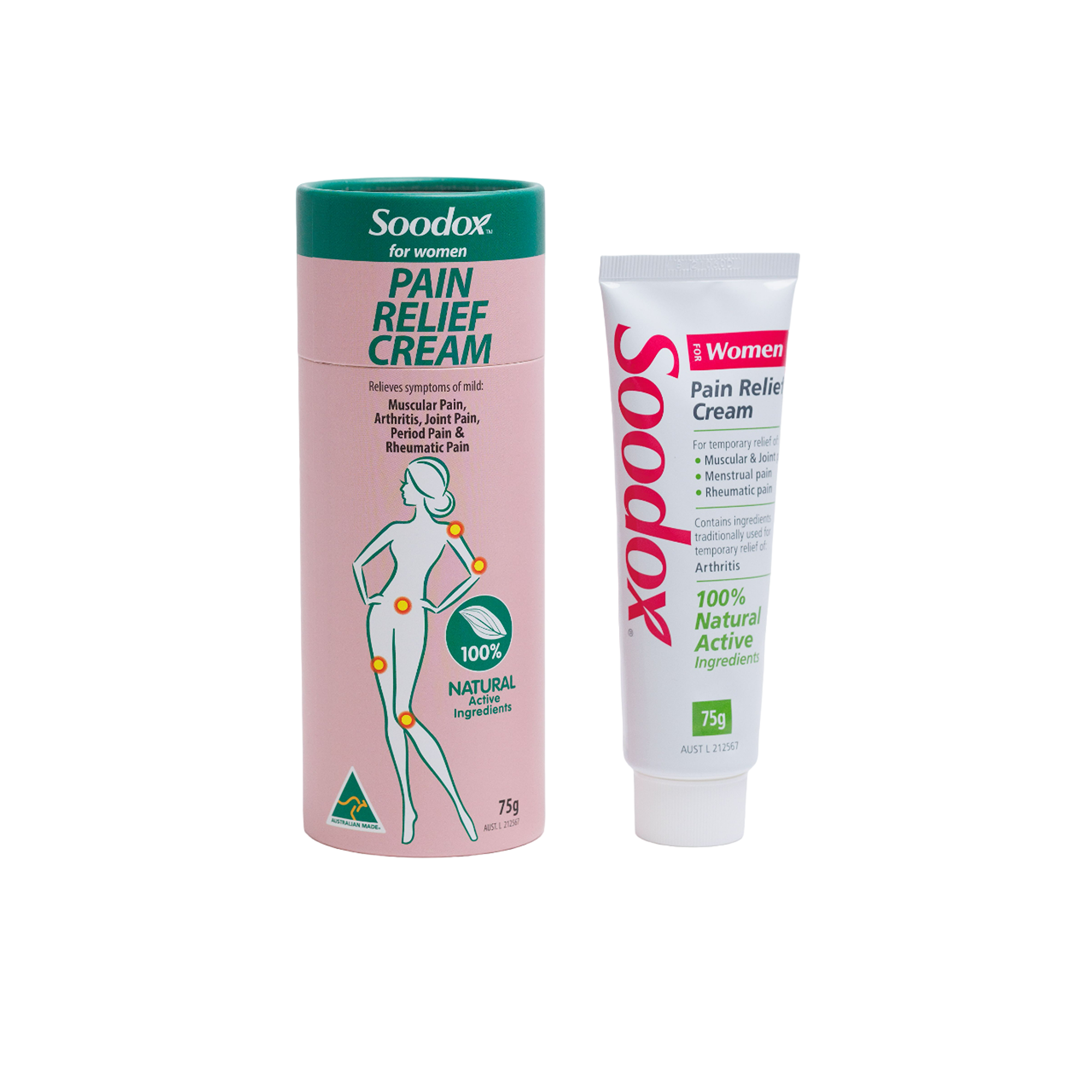 Soodox™ for Women Pain Relief Cream 75g