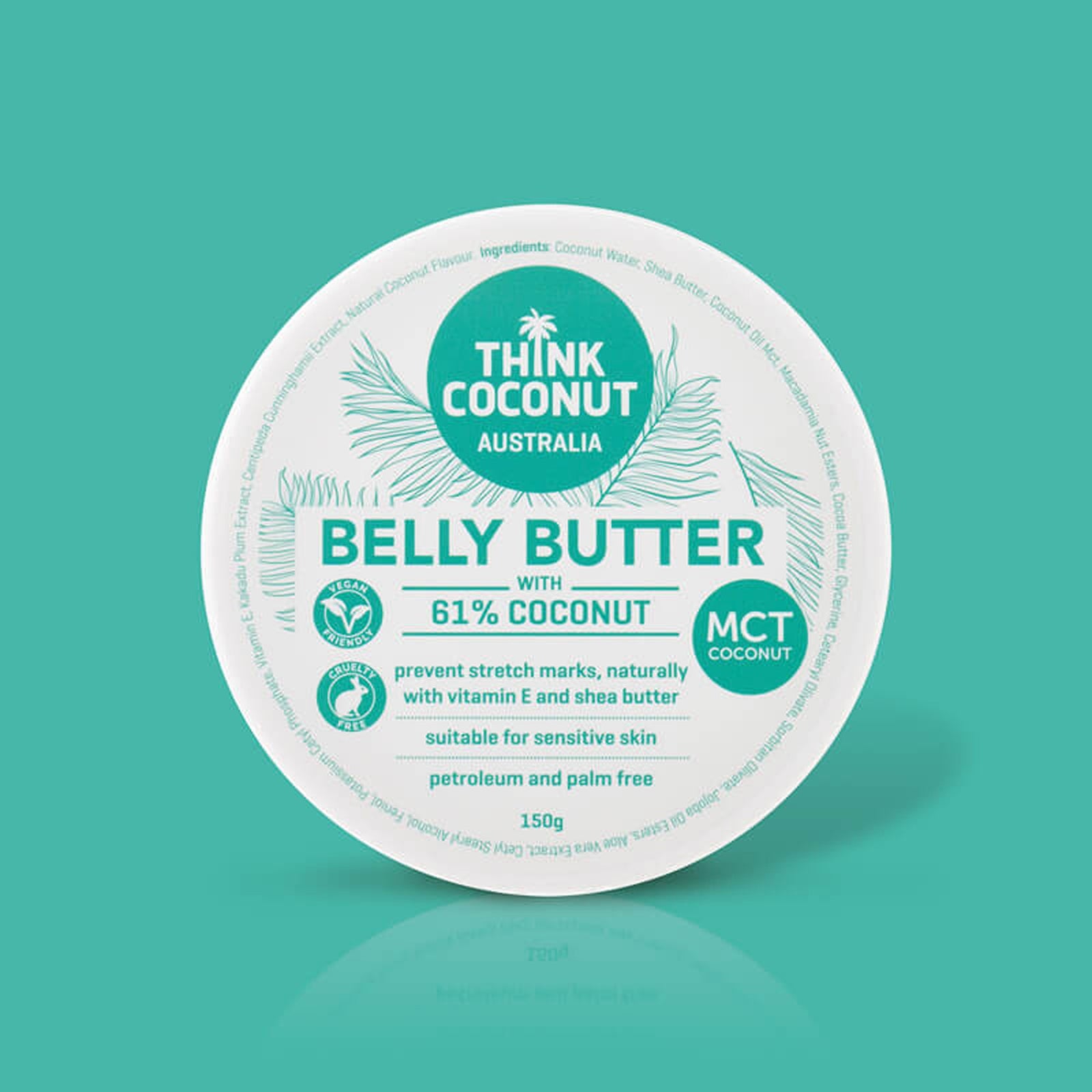 Think Coconut Belly Butter 150g – RespectHealth