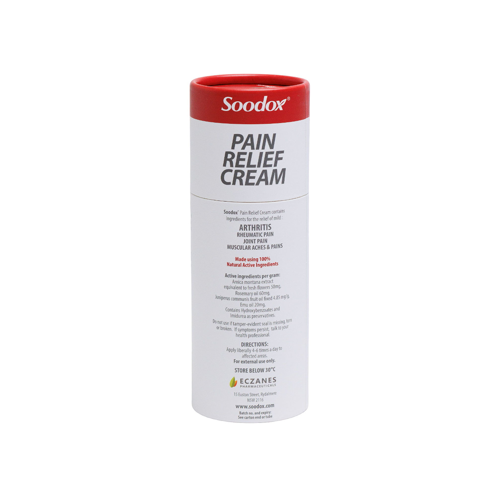 Soodox™ Original Pain Relief Cream 100g